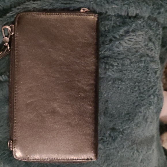 New Black the Sak Leather Wristlet Wallet Purse - Picture 4 of 9